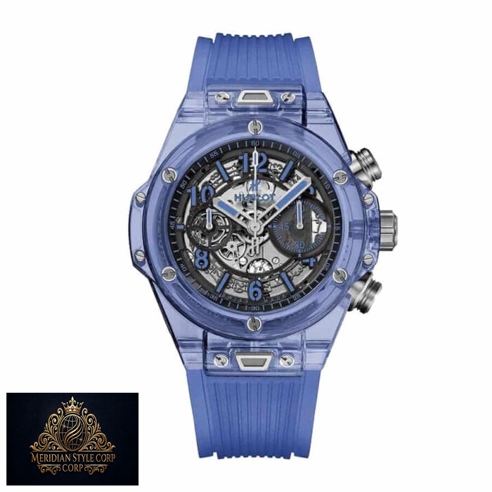 Hublot Big Bang Unico Blue Sapphire Flyback 411.JL.4809.RT Pro Clone 1:1 - Image 4