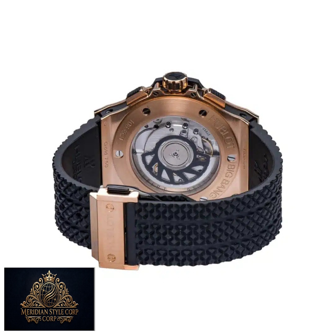 Hublot Bıg bang black bracelet clasp and stainless steel