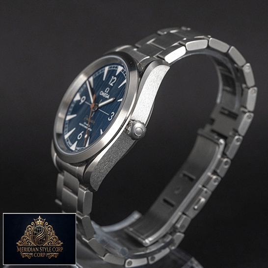 Omega Seamaster 220.10.40.20.03.001 Stainless Steel Replica side view crown