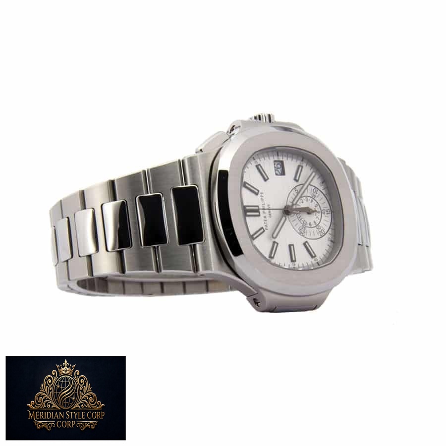Patek Philippe Nautilus Chronograph 5980/1A-019 “White Dial” Precision Clone - Image 4