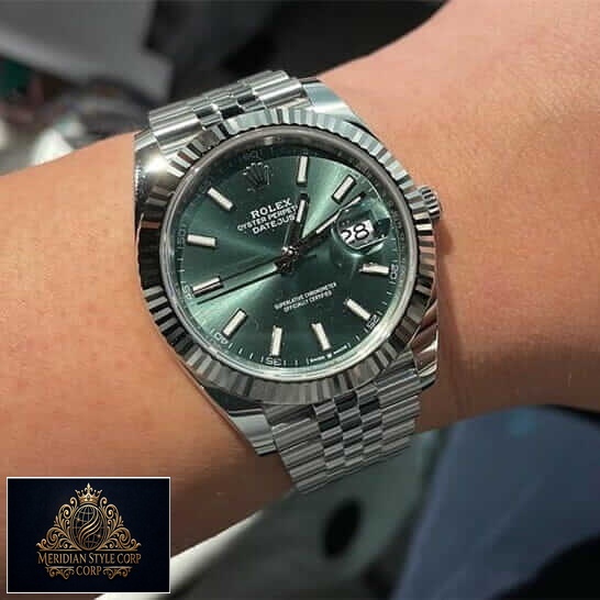Rolex Datejust 126300 "Mint Green" Handcrafted Replica Edition rolex 41mm green dial 1