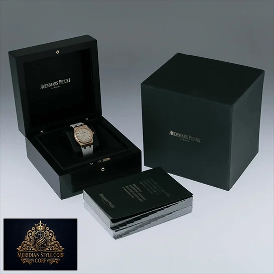 Audemars Piguet Royal Oak White Dial Replica in the ap box