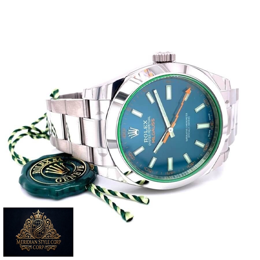 Rolex Milgauss Blue Dial 116400GV-0002 Super Clone Edition - Image 4