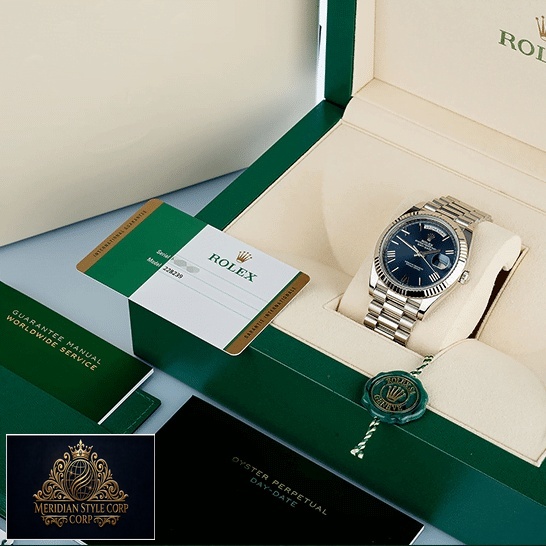 Rolex Day-Date 40 228239 Replica ın the Rolex Box & Guarantee Card