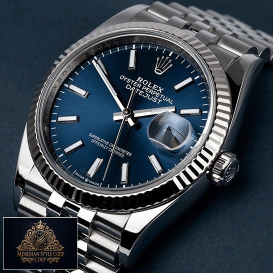 Rolex Datejust 126334-0002 Blue Dial Fluted Bezel Replica