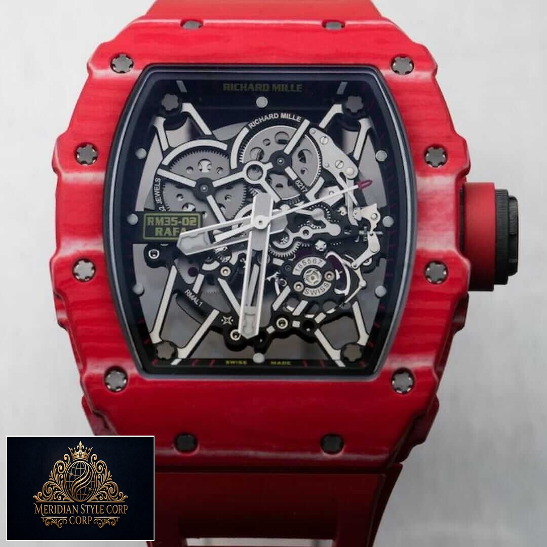 Richard Mille RM35-02 Rafa Black Dial Replica white background