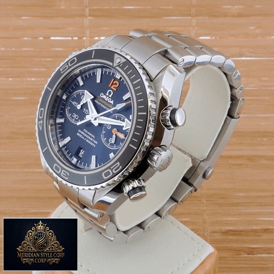 Omega 232_30_46_51_01_001 Seamaster Planet Ocean Steel Black Dial Replica