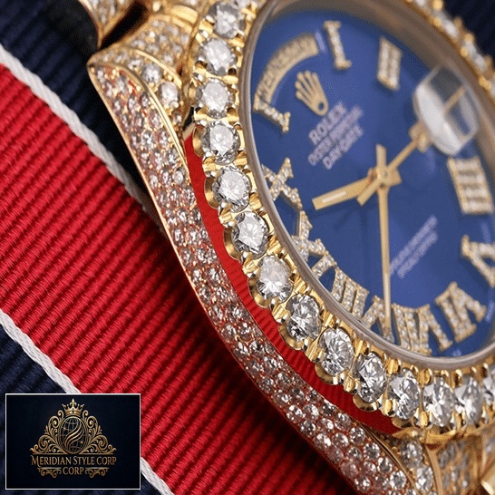 Rolex Day-Date 36 18038 Gem-Set Bezel Replica