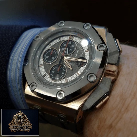 Audemars Piguet Royal Oak Offshore 26568OM.OO.A004CA.01 "Michael Schumacher" Precision Replica Edition audemars piguet royal oak offshore 26568OM.OO .A004CA.01 replica wrist