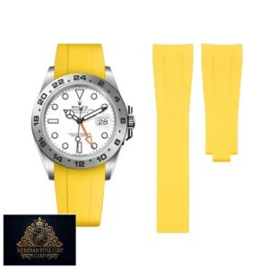 Rolex – Explorer II – Rubber Strap – Yellow