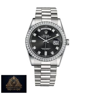 Rolex Day-Date White Diamond 228349RBR First-Class Clone