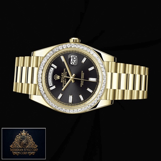 Rolex Day-Date 40 228238-0007 Gem-Set Bezel Replica