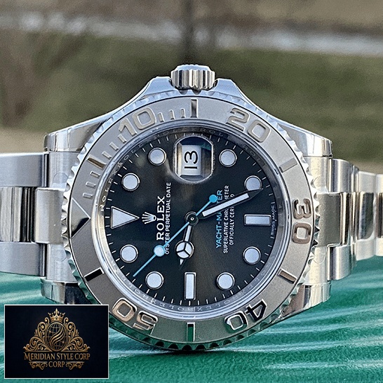 Rolex 116622-0003 Yacht Master Grey Dial Replica on the rolex box