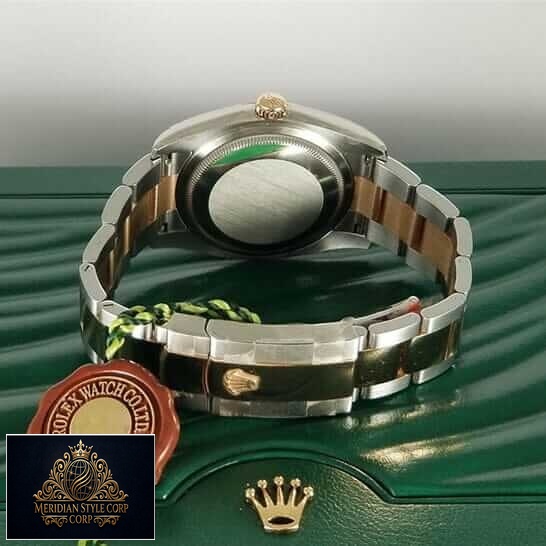 Rolex 126303 Gold Replica on the rolex box