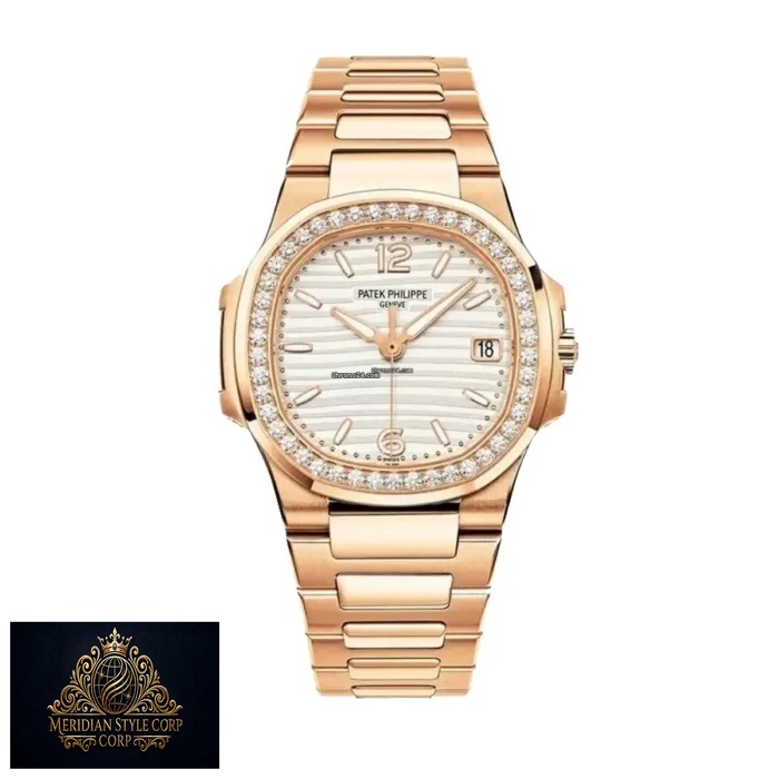 Patek Philippe Nautilus 7118/1200R-001 “Rose Gold Diamond Bezel” Luxury Clone Quality - Image 2