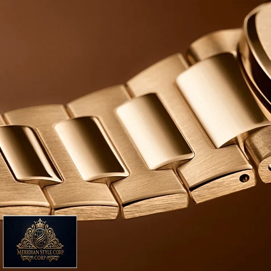 Patek Philippe 71181R-001 Nautilus Ladies Golden Rose Bracelet Replica gold rose wallpaper