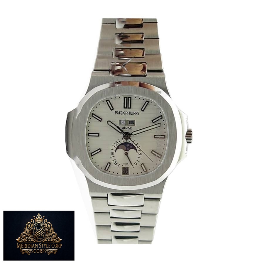 Patek Philippe Nautilus Annual Calendar 5726 “White Dial” Super Accurate Clone