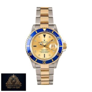 Rolex Submariner 16613 “Serti Two-Tone” Top Grade Clone 1:1
