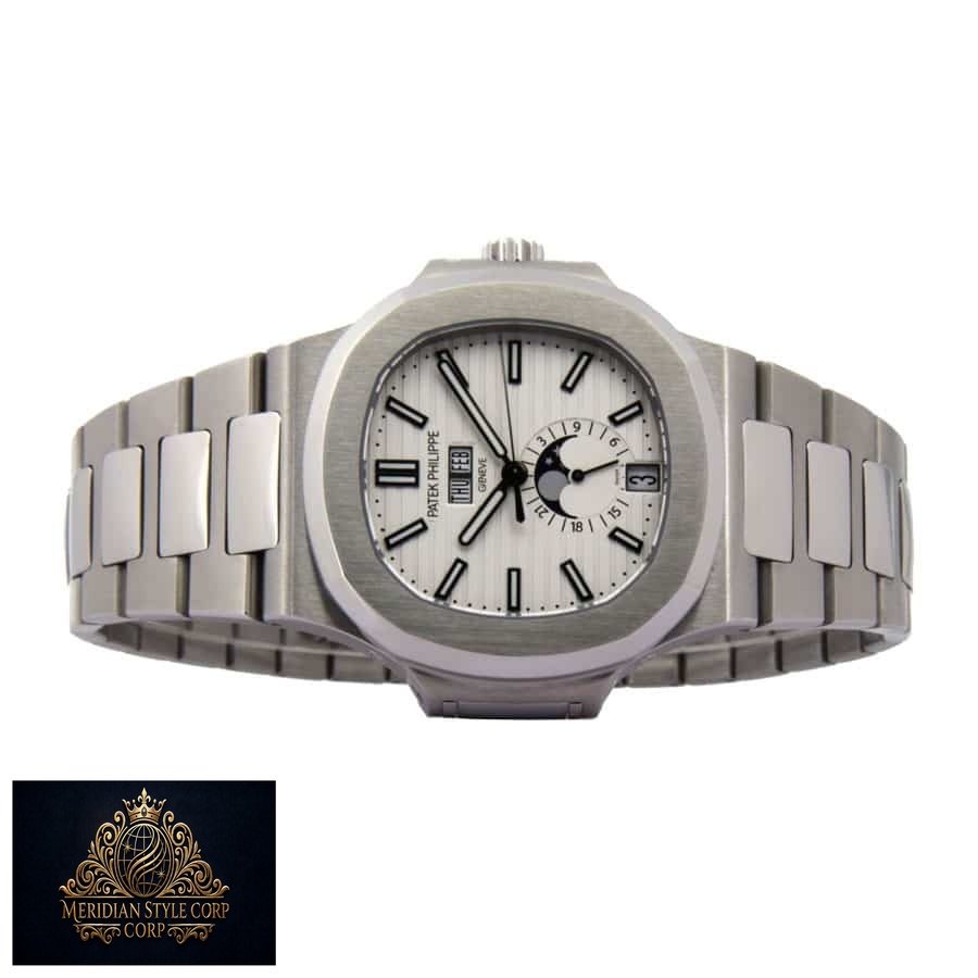 Patek Philippe Nautilus Annual Calendar 5726 “White Dial” Super Accurate Clone - Image 4
