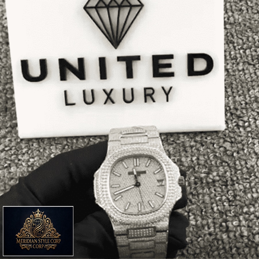 Patek Philippe Nautilus “Iced Out” 5719/10G Authentic Copy 1:1 - Image 3