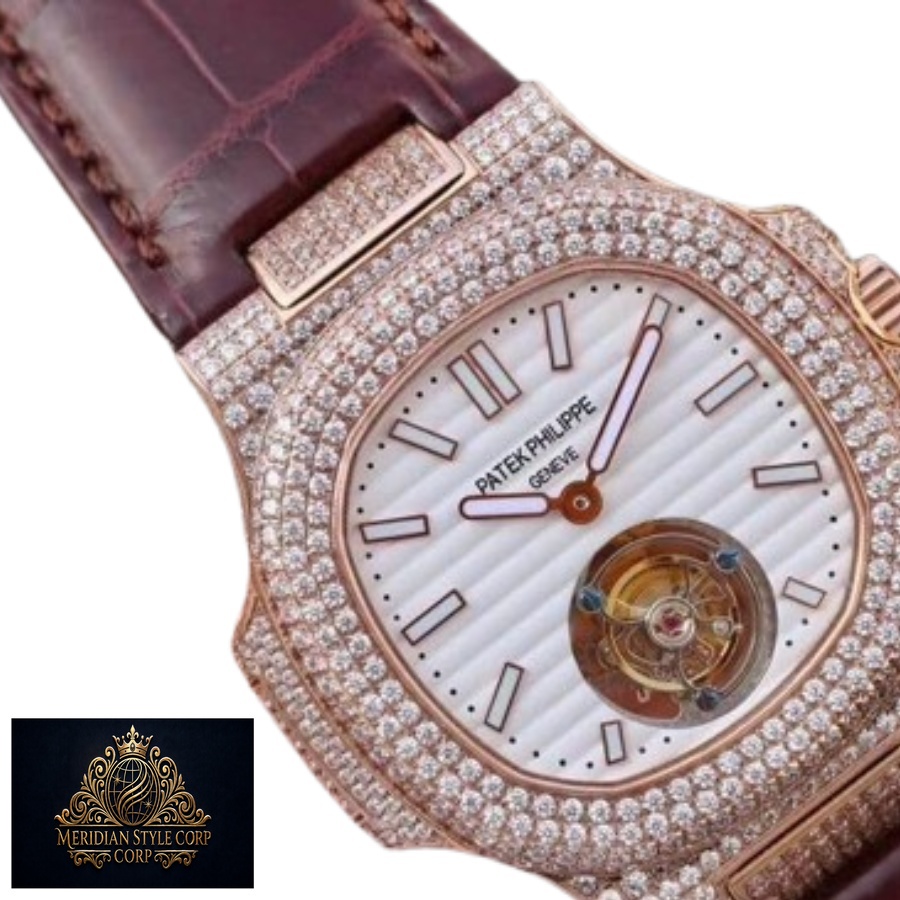 Patek Philippe Nautilus 5711 Tourbillon “Jumbo” Rose Gold Top Grade Clone 1:1 - Image 3