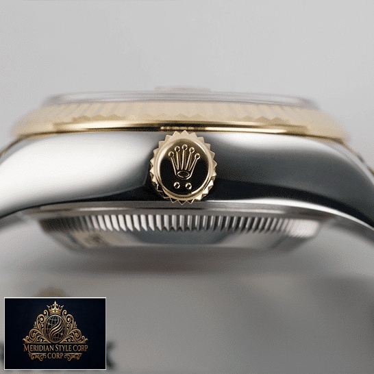 Rolex Lady-Datejust 279173-0019 S.Steel Case Yellow Gold Crown Pusher Replica