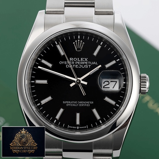 Rolex Datejust 115200-0004 Black Dial Replica on the warranty card