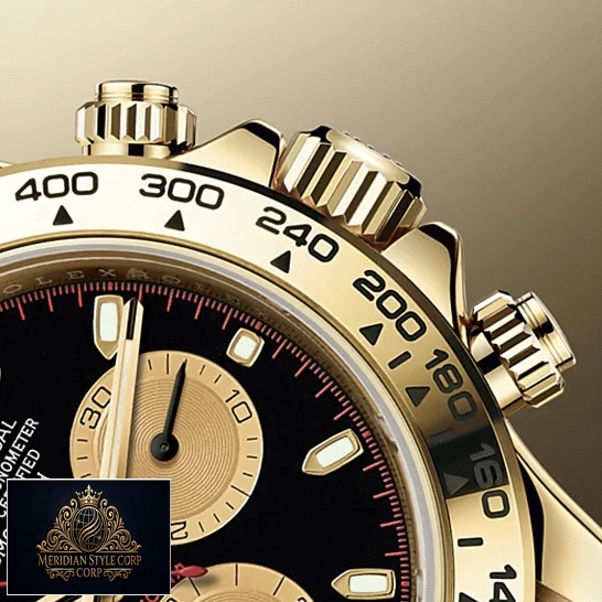 Rolex Cosmograph Daytona 116508-0009 Yellow Gold Crown Pusher Replica