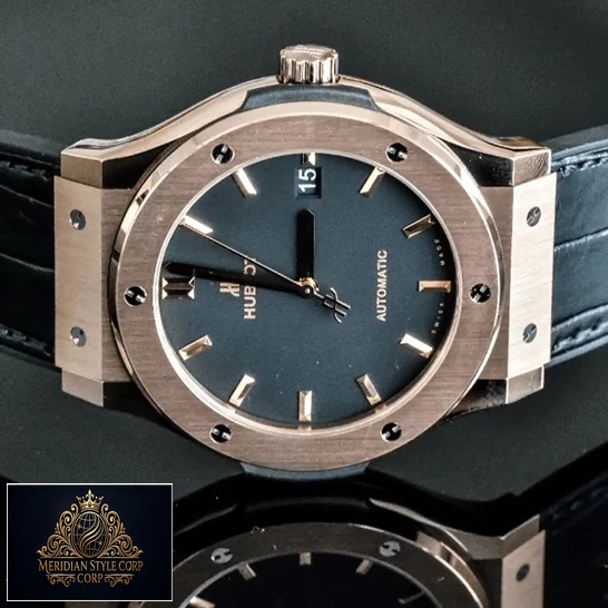 Hublot 511.OX_.1181.LR Classic Fusion Black Dial Gold Bezel Replica side view