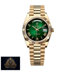 Rolex Day-Date 228238 “Green Ombre” Exact Duplicate Quality