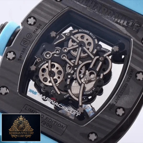 Richard Mille RM055 Carbon Case Limited Edition 019/200 Replica close view