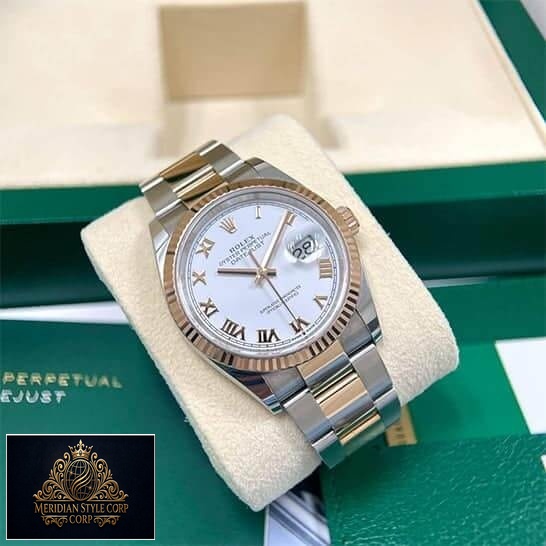 Rolex Datejust 36 White Roman Numerial Oyster Replica