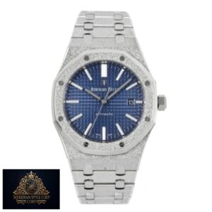 Audemars Piguet Royal Oak 67653BC.GG.1263BC.02 “Frosted” Blue Dial Collector’s Clone 1:1