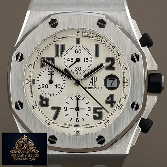 Audemnars Piguet 26170ST.OO_.D091CR.01 Royal Oak White Dial Replica front view