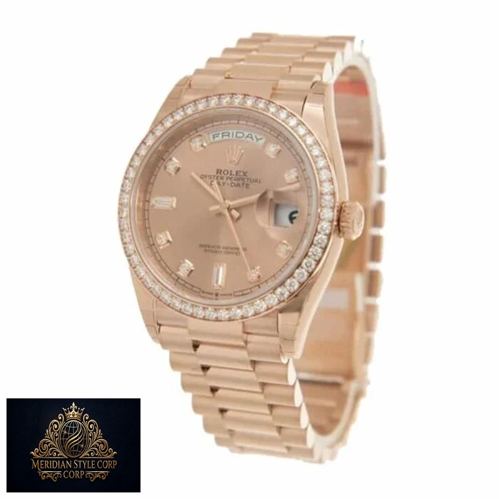 Rolex Day-Date 128345PDP “Pink Diamond” Super Clone Exceptional Replica 1:1 - Image 4