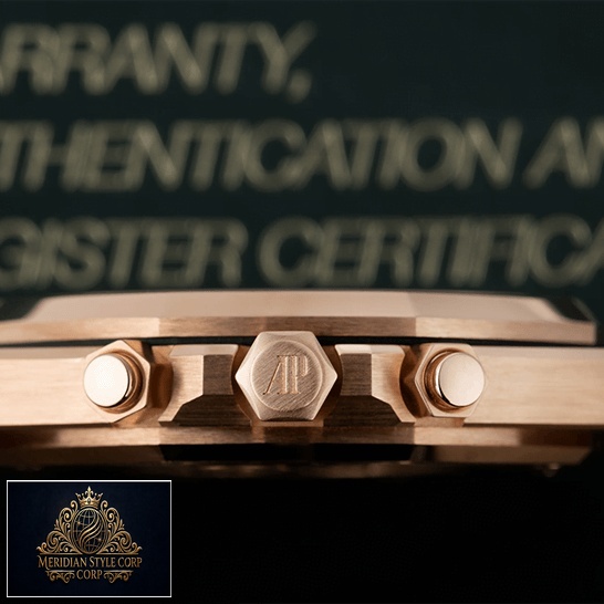 Audemars Piguet Royal Oak Gold Steel Case Replica crown / push button