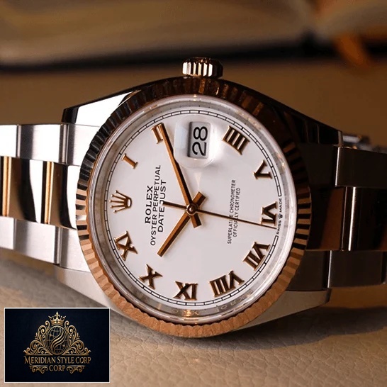 Rolex Datejust 126231 Oyster Roman White Dial Replica on the box