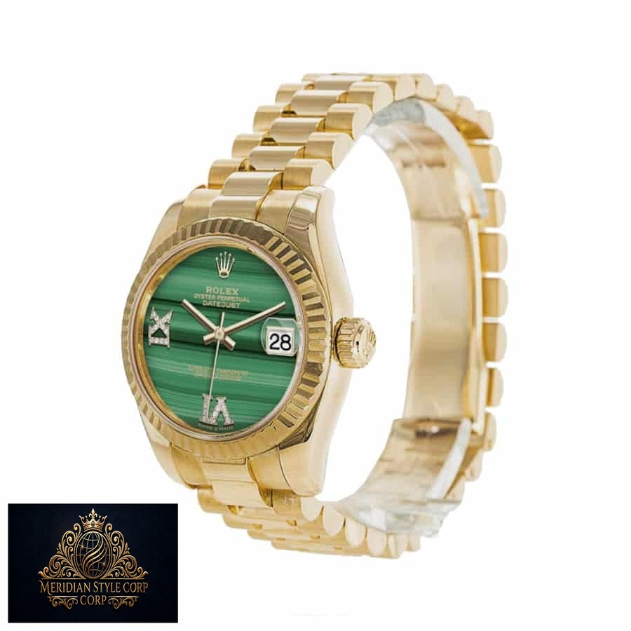 Rolex Datejust 126333 “Gold Green Dial” Signature Replica 1:1 - Image 2