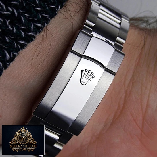 Rolex 279160 Stainless Steel Oyster Bracelet Clasp Replica on the man wrist