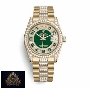Rolex Day-Date 118348 “Iced Out” Deluxe Clone 1:1