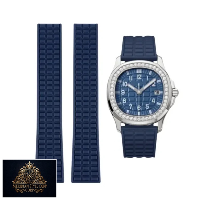 Patek Philippe – Aquanaut – Rubber Strap – Straight – Blue - Image 3