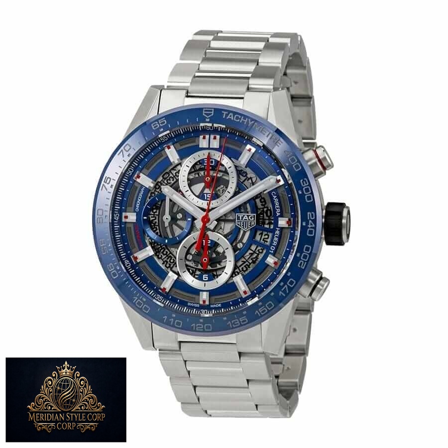 TAG Heuer Carrera 01 CAR201T “Blue Skeleton Dial” Precision Replica Edition - Image 2