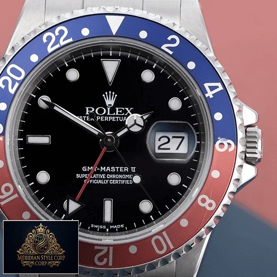 Rolex GMT-Master Pepsi 116719BLRO-0001 Black Dial Replica Close View