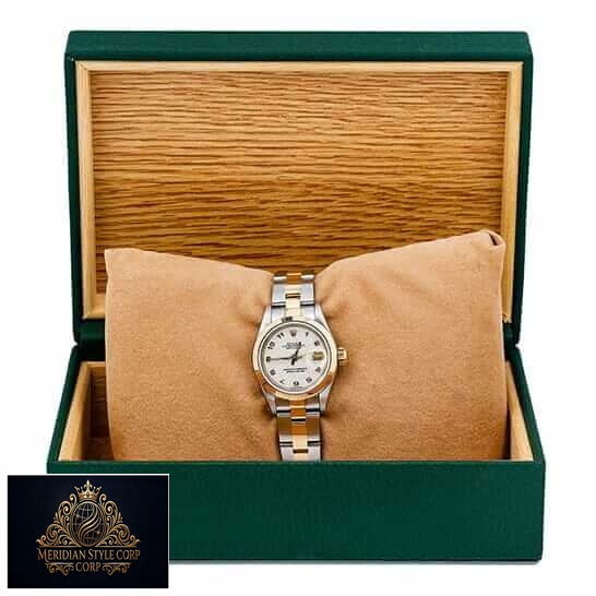 Rolex Datejust Oyster White Dial Replica in the rolex box
