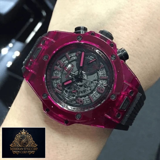 Hublot 411.JR_.4901.RT Big Bang Red Bezel and Case Replica on the man wrist