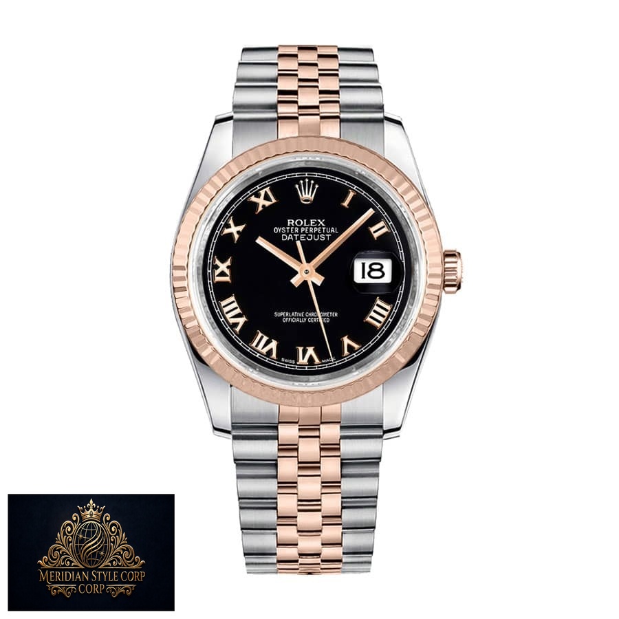 Rolex Datejust 126231-0085 “Black Roman” Precision Clone