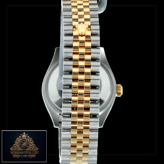 Rolex Datejust 278273-0020 Steel And Yellow Gold Jubilee Bracelet Replica Fold Clasp on the Rolex Logo