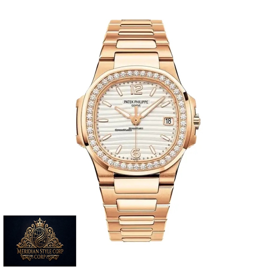 Patek Philippe Nautilus 7118/1200R-001 “Rose Gold Diamond Bezel” Luxury Clone Quality