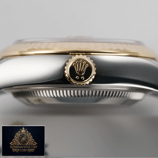 Rolex Datejust 126333 Yellow Gold Replica Crown / Push button