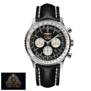 Breitling Navitimer B01 Chronograph 46 AB0127211B1X1 “Black Dial” Signature Copy Edition